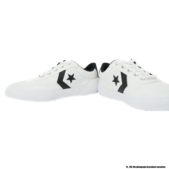 Converse Courtland Ox Little Kids (White / Black) - Picture 3 of 7